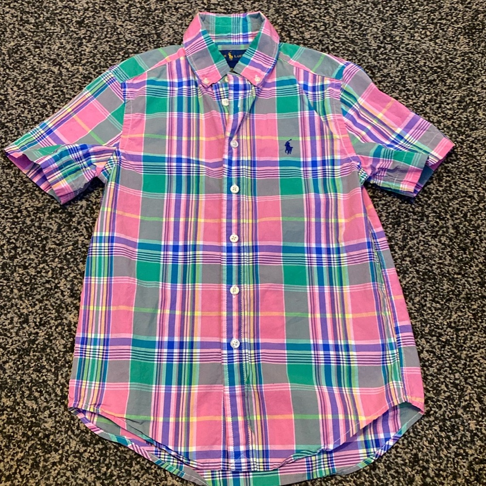 Ralph Lauren shirt sleeve button down shirt